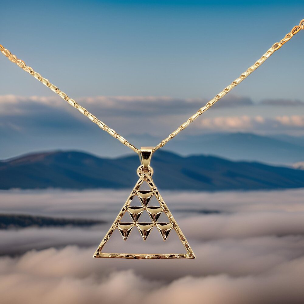 Triangle Mauna Kea Pendant Necklace